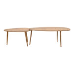Monty melamine natural coffee table 116x46x46cm - Слика 4