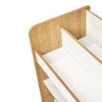 Seagull shelf natural-white mdf 57x34x70cm - Слика 5