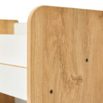 Seagull shelf natural-white mdf 57x34x70cm - Слика 6