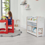 Seagull shelf white mdf 57x34x70cm - Image 2