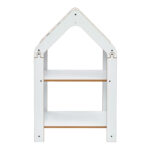 Montessori shelf Zoilen white-pink mdf 50x30x80cm - Слика 2