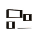 Babine melamine shelf in anthracite shade 84x15x44cm