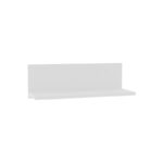 Fane white melamine wall shelf 60x21.6x19.6cm