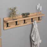 Mec melamine hanger in natural shade 100x9x9cm - Image 2