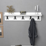 Mec melamine hanger in white shade 100x9x9cm - Слика 3