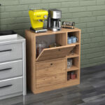 Gist melamine cabinet in natural shade 70x33x80cm - Image 3