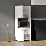 Kitchen cabinets Guzel in white color 60x31.4x140cm - Image 2