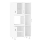 Defne kitchen cabinet in white 89x37.5x160cm - Слика 4