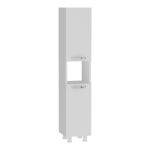 Wanka column wardrobe in white 30x32x144cm