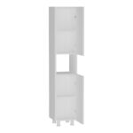 Wanka column wardrobe in white 30x32x144cm - Слика 4
