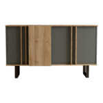 Amanda I sideboard in anthracite-walnut shade 160x74x79cm - Слика 3