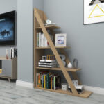 Quina bookcase in oak shade 100x30x150cm - Слика 2