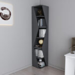 Klaro column bookcase in anthracite shade 32x32x165cm - Слика 2