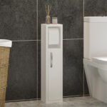 Maretto column cabinet in white 16x14x70cm - Слика 2