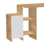 Office desk Kely in natural-white color 113x55x74cm - Слика 2