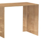 Office desk Kely in natural-white color 113x55x74cm - Слика 3