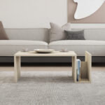 Poko coffee table in traverten 86.8x50x32.4cm - Image 4