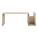 Poko coffee table in traverten 86.8x50x32.4cm - Image 5