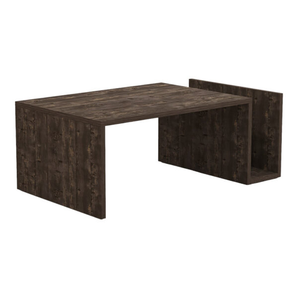 Poko coffee table in dark walnut 86.8x50x32.4cm