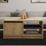 Coffee table Narli in oak shade 90x60x45cm - Слика 4