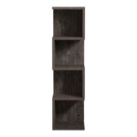 Floor-standing shelf Pratel in dark walnut 25x27x95cm - Слика 5