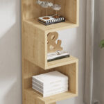 Floor-standing shelf Pratel in oak 25x27x95cm - Слика 4