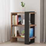 Maverick bookcase in sonoma-anthracite shade 51.8x25x70cm - Image 2