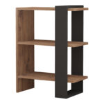 Maverick bookcase in sonoma-anthracite shade 51.8x25x70cm