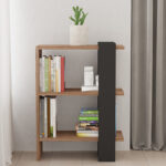 Maverick bookcase in sonoma-anthracite shade 51.8x25x70cm - Image 3