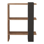Maverick bookcase in sonoma-anthracite shade 51.8x25x70cm - Image 4