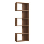 Cascade bookcase in sonoma shade 51.8x22x150cm