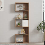 Cascade bookcase in sonoma shade 51.8x22x150cm - Image 3