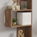 Cascade bookcase in sonoma shade 51.8x22x150cm - Image 4