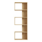 Cascade bookcase in oak shade 51.8x22x150cm - Слика 5