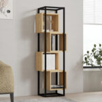 Gridur bookcase in oak shade 44x29x140cm - Слика 2