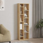 Minicu bookcase in oak shade 44.4x19.6x150cm - Слика 2
