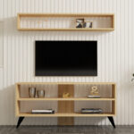 Prestige living room set in oak 120x29.6x50cm - Слика 4