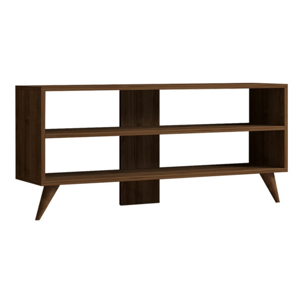 Prestige tv set in walnut 120x29.6x50cm