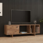 Mueble TV cabinet in sonoma shade 140x29x45cm - Image 2