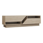 Cogo TV cabinet in travertine look 160x40x45cm