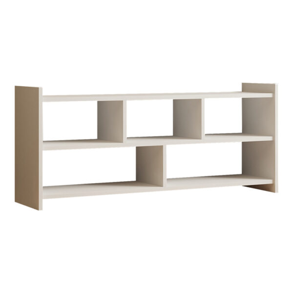 ТВ кабинет Kapri во бела боја 120x28x55 см