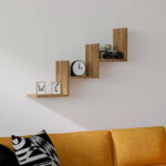 Mauer wall shelf in walnut shade 90x19.6x60cm - Слика 2