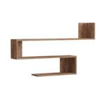 Zeta wall shelf in sonoma shade 120x20x71cm