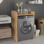 Cuci laundry cabinet in oak shade 60x62x99cm