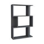 Kadu bookcase in anthracite  shade 72x22x108cm