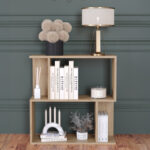 Bookcase Kadu in oak shade 72x22x71cm - Слика 2