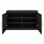 Shoe cabinet stool Crispy 9 pairs wenge 94x34.5x60cm - Image 2