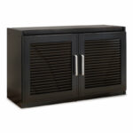 Shoe cabinet stool Crispy 9 pairs wenge 94x34.5x60cm