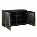 Shoe cabinet stool Crispy 9 pairs wenge 94x34.5x60cm - Image 4