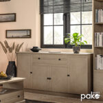 Buffet Libby natural 160x39.5x83cm - Слика 2